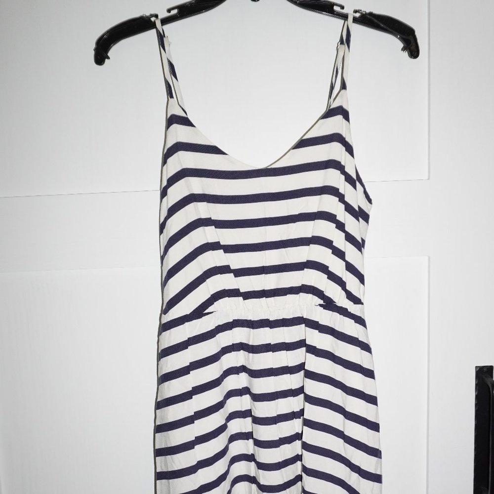 Lauren Conrad Navy Striped Sundress